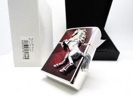 Winning Whinny Horse Metal Marble ZIPPO 2005 Unfired Rare - £89.64 GBP