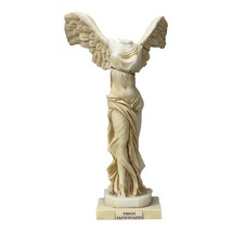 Winged Nike of Samothrace Victory Louvre Museum Copy Aged Statue sculpture - £50.91 GBP