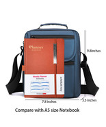 Mens Shoulder Bag Portable Canvas Handbag Purse Crossbody Organizer Mult... - $23.99