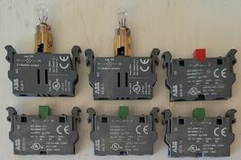 Lot Of 6 Assorted ABB Contact Blocks MCB-10 MLB-1 MCB-01 - $59.00