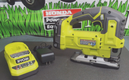 Ryobi  One HP 18v Brushless Cordless Jig Saw w Battery And Charger - £98.32 GBP