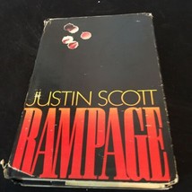 Rampage by Justin Scott 1985 HCDJ Vintage Thriller - $2.99