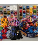 Large Lot Estate Floss Embroidery Cross Stitch Thread 175 Skeins Assorted - $160.82 CAD