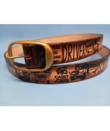 School Bus Driver Genuine Leather Belt and Standard Functional Buckle  - $703.67 MXN
