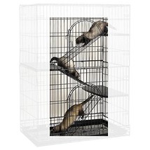 Small Animal Pet Steel Ramp Conversion 3 Piece Kit for Cages Cat Bird Fe... - £52.25 GBP