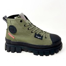 Palladium Revolt Hi TX Olive Night Green Womens Size 10 Platform Boots 9... - $84.95
