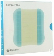 Comfeel Plus Hydrocolloid Dressings 10cm x 10cm - Colopast - £5.68 GBP