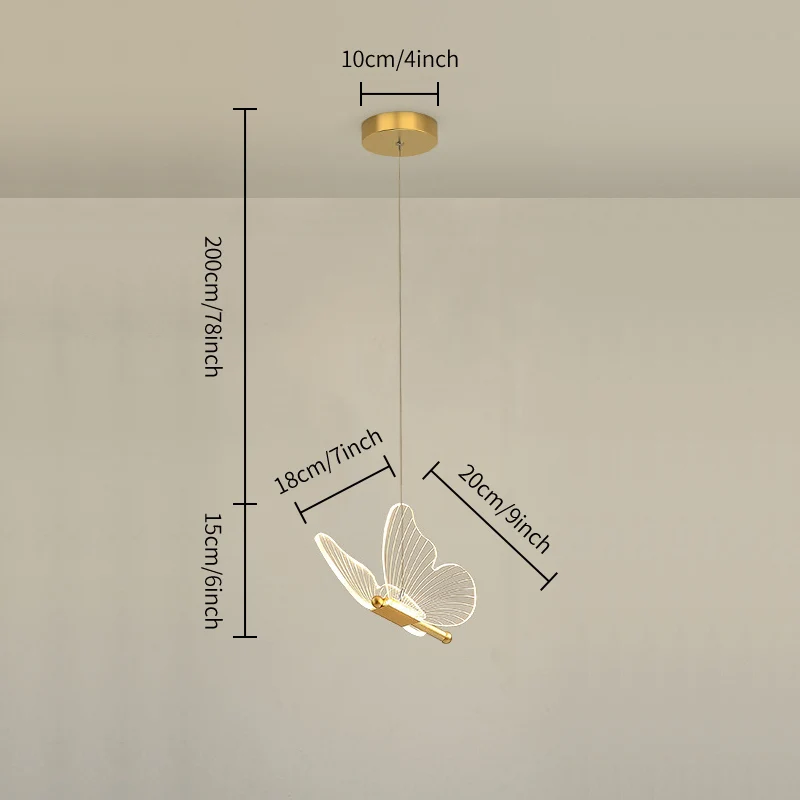Modern Nordic LED  Chandelier Light Creative Lamps for Staircase Bedside Led Han - £178.12 GBP