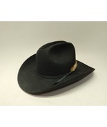 Vintage Miller Bros Black 5 X Beaver Fur Western Cowboy Hat - Size Men&#39;s... - £102.71 GBP