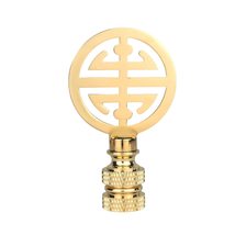 Royal Designs, Inc. Oriental Happiness Symbol Finial for Lamp Shade, Antique Bra - £17.81 GBP+