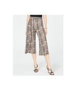 Ultra Flirt Women L Snake Skin Print Tie Waist Cropped Capri Pants NWT CM41 - €17,06 EUR