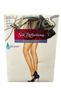 Hanes Silk Reflections Silky Sheer Toe Size AB Pantyhose Style 718 Barel... - $6.00