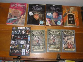 Mixed Lot Of Lemony Snicket Spiderwick Chronicles Twilight Harry Potter Soft &amp; - £11.16 GBP
