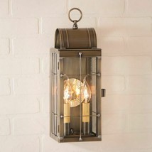 Queen Arch Outdoor Wall Lantern Light in Weathered Brass - £234.02 GBP