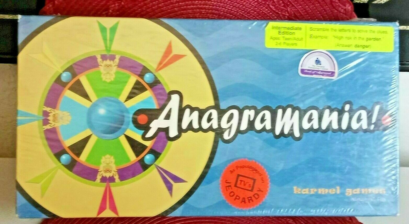 Primary image for Anagramania Intermediate Edition Board Game by Karmel Games 2-6 Players