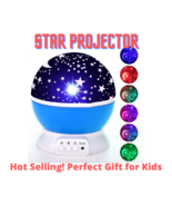 Star Lamp Projector Night Light for For Children Kids Bedroom| Birthday ... - £17.51 GBP