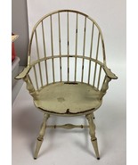 River Bend Chair Co. Vintage White Wooden Chair - For Dolls Or Decoration - $104.27 CAD