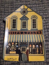 Charles Wysocki Folktown Chips &amp; Felts 1996 Bradford Exchange Plate - £7.75 GBP