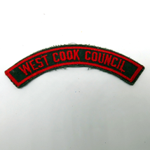 Girl Scouts West Cook Council Patch Red Black - €2,43 EUR