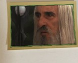 Lord Of The Rings Trading Card Sticker #32 Christopher Lee - $1.97