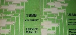 1988 Chevy Chevrolet Celebrita&#39; Servizio Riparazione Negozio Manuale OEM Set - $59.95