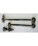 Signature Hardware 397517 Vivan Double Handle Pot Filler -Polished Nicke... - $293.92 CAD