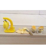 Dollhouse Miniature Snoopy Banana Cake and Bakery Equipment Set. RARE - $262.44 MXN