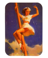 GIL ELVGREN 1950&#39;S VINTAGE PIN UP SEXY GIRL MODEL ART CHEESECAKE DECAL S... - £3.94 GBP
