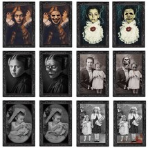 Halloween Decoration 3D Changing Face Moving Picture Frame Portrait Horror Decor - £27.33 GBP