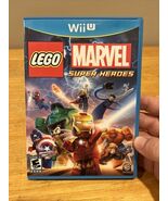 Lego Marvel Super Heros Nintendo Wii U 2013 COMPLETE w/MANUAL CIB G - $181.42 MXN