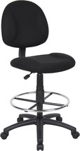 Boss Office Products Ergonomic Works Drafting Chair Without Arms In Black - $1,815.80 MXN