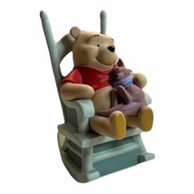 Disney Figurine Winnie Pooh &amp; Friends Chair Sweet Dreams Little One Porcelain - £32.07 GBP