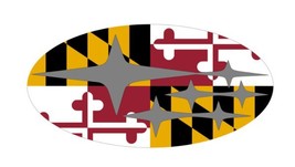 Subaru Maryland Flag Overlay Set Flag 3X5 Ft Polyester Banner USA - $15.99