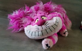 Disney Parks Pink Cheshire Cat Plush Long Fluffy Boa Tail Alice in Wonde... - £29.28 GBP