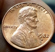 1982 D Lincoln Cent Large Date RPM. Doubling On REVERSE Free Shipping  - £3.87 GBP