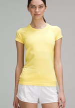 Lululemon Swiftly Tech Short Sleeve Shirt 2.0~BEAMING YELLOW~0-2-4-6-8-10-12~NWT - £62.89 GBP