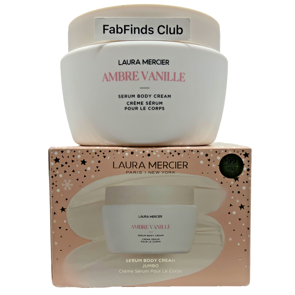 Laura Mercier Ambre Vanille Serum Body Cream XL JUMBO Size 13.5oz/400ml - $64.35