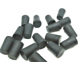 Solid Tapered Rubber Stoppers  Fits 3/8&quot; to 7/16&quot; Holes  Various Pack Sizes - $11.11+