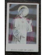 Divine Heart Of Mercy - Small Collectible Religious - Plastic Stand-able... - £3.10 GBP