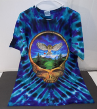 Grateful Dead Eugene 1993 Oregon Concert Owl w/ Rose Short Sleeve T Shir... - £148.63 GBP