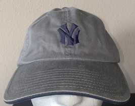 American Needle New York Yankees Gray Adjustable Hat Cap MLB Baseball - £15.84 GBP