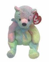 TY Beanie Baby Babies MELLOW Bear Pastel Tie Dye Plush With Tags - $15.00