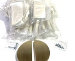 36 Half Circle Moon Drawer Cabinet Door Pull 3.9” Brushed Gold/Brass 2.5... - $81.00