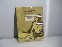 HEATHKIT COLOR TELEVISION  MANUALS COMPLETE SET TV INLINE GUN/SLOTTED MASK - $19.79