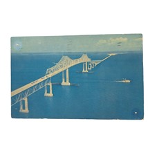 Postcard Sunshine Skyway Bridge Tampa Bay Florida Chrome Posted - $6.92
