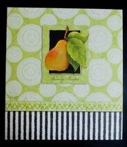 Family Recipes New Seasons Joy Hall 3-Ring Binder with Dividers - £9.48 GBP