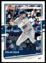 2020 Donruss Name Variation #204 Pete Alonso Polar Bear New York Mets - £0.70 GBP