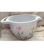 STUDIO NOVA ULTRA CERAM HANDLED BATTER BOWL Flowers BAKE/SERVE Japan - £18.33 GBP