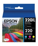 EPSON - CLOSED PRINTERS AND INK T220XL-BCS T220 XL BLACK AND COLOR INK C... - £97.10 GBP
