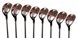 Big Tall Senior Hybrids Golf Clubs 3-PW Graphite Right Hand All Hybrid Set - £403.08 GBP